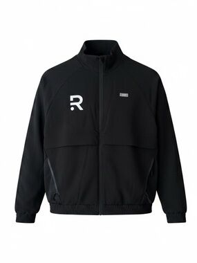 Figs Sydney scrub jacket black XS embroidered “R” logo
